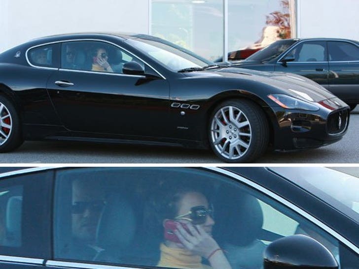 Britney Spears -- Maserati Test Ride