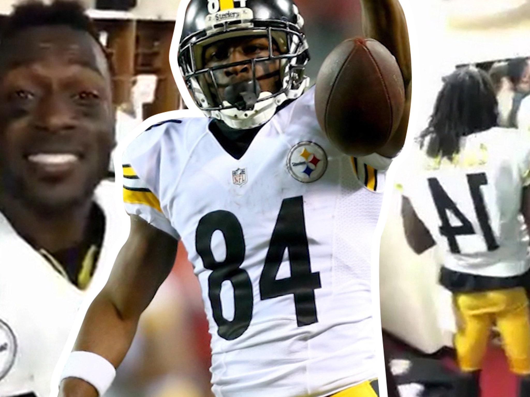 Antonio Brown shows the world what Mike Tomlin thinks of Patriots