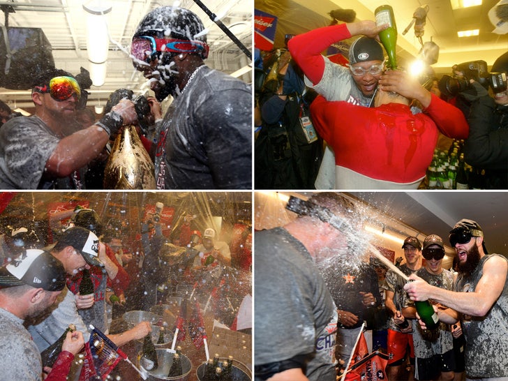 World Series Champagne Celebrations -- Through The Years