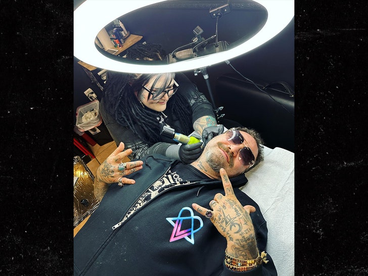 bam margera getting tattooed