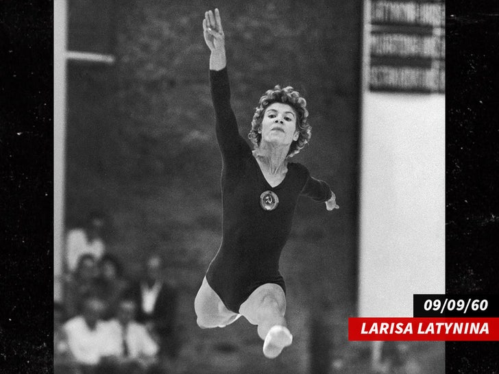 Larisa Latynina child name slide