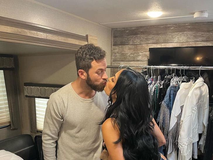 Artem Chigvintsev and Nikki Bella Together