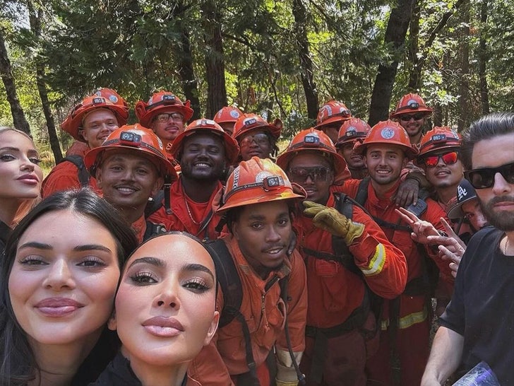 Kim Kardashian and Kendall Jenner Visit Incarcerated Firefighters