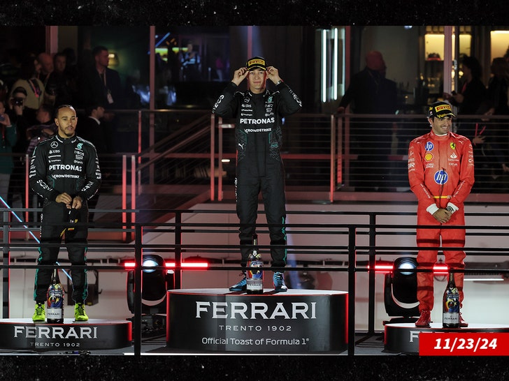 podium after vegas grand prix getty 1