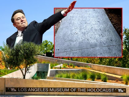 holocaust museum elon musk message getty tmz composite main