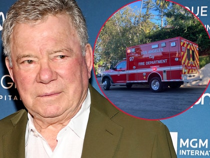 William Shatner ambulance tmz getty