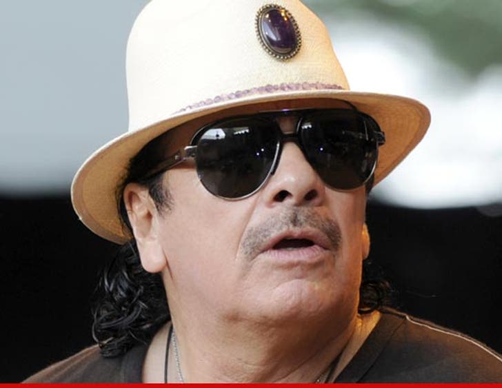 Carlos Santana -- Crashes Into Parked Car In Vegas :: 0916-carlos-santana-2