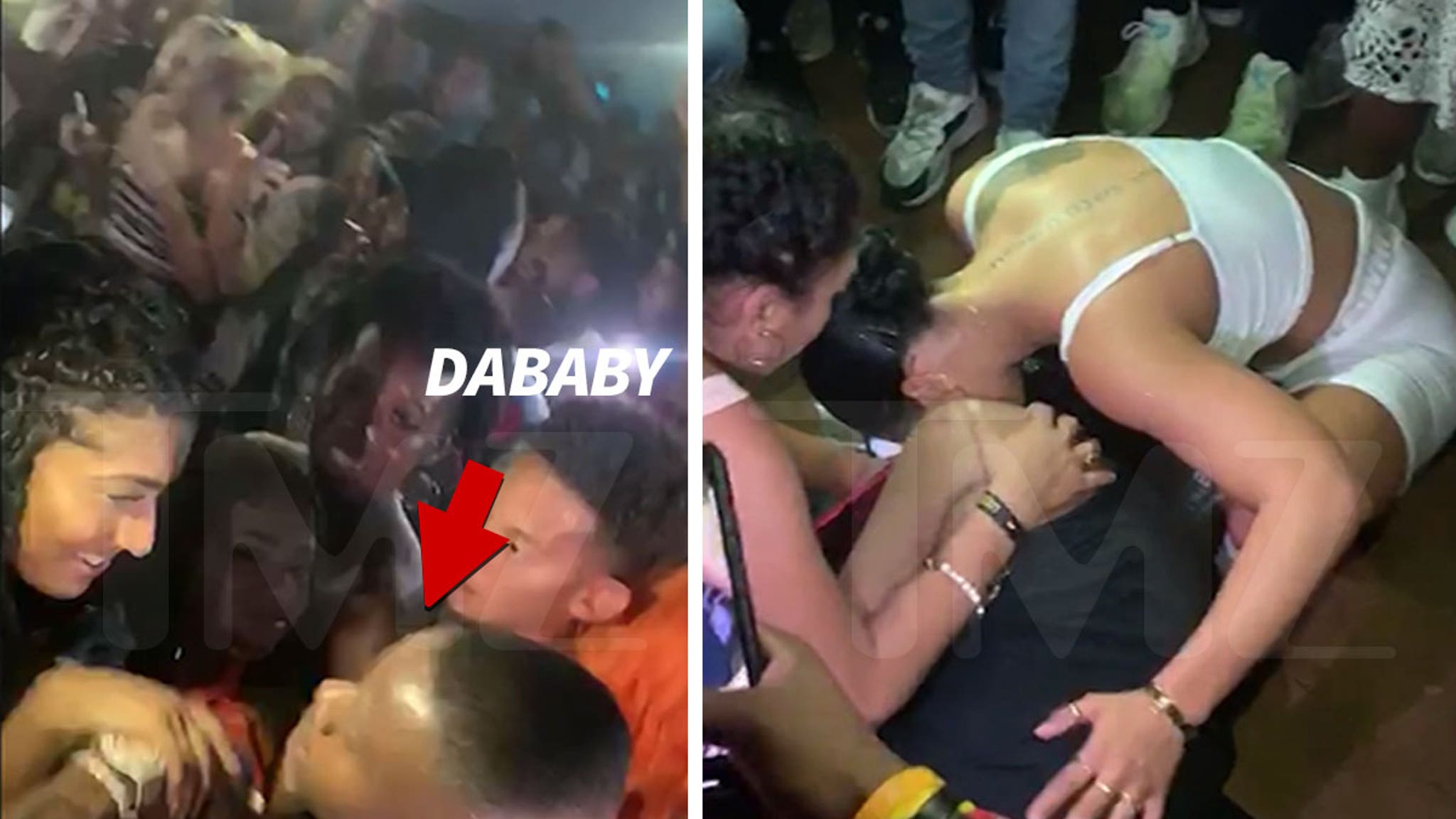 DaBaby Security Knocks Female Fan Out Cold During Concert.