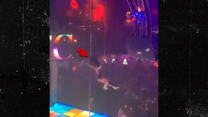 Stripper Falls Off Two-Story Pole, Gets Up & Keeps Twerking