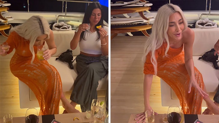 Kim Kardashian Spits Up Shot At Kylie Jenner Birthday Yacht Party