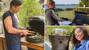 Celebrities Grilling -- Sizzlin' Stars!