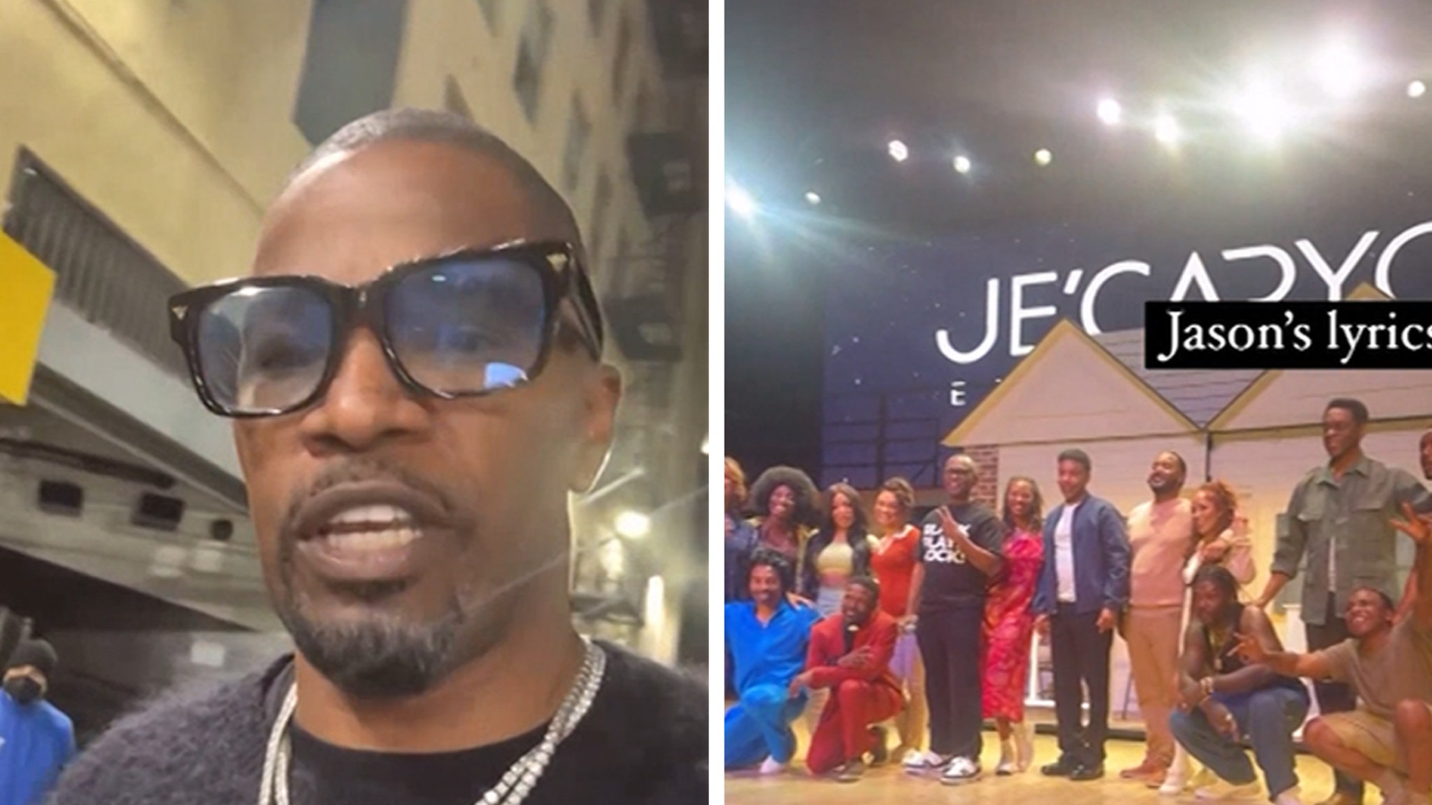 Jamie Foxx Endorses ‘Jason’s Lyric’ Live Play, Hangs With Cast in L.A.