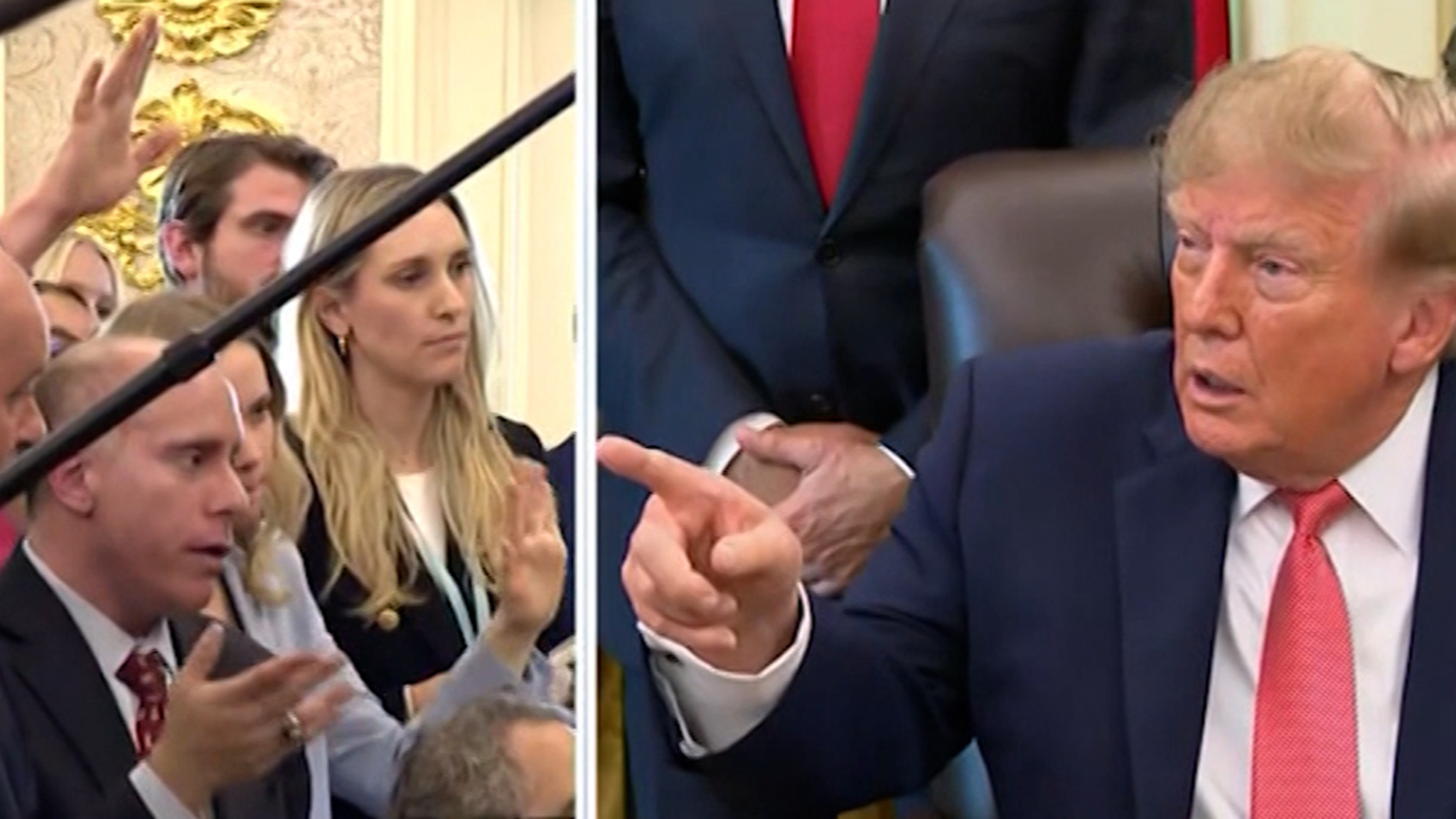 Trump Snaps at Reporter During Oval Office Briefing, 'You Better Be Careful'