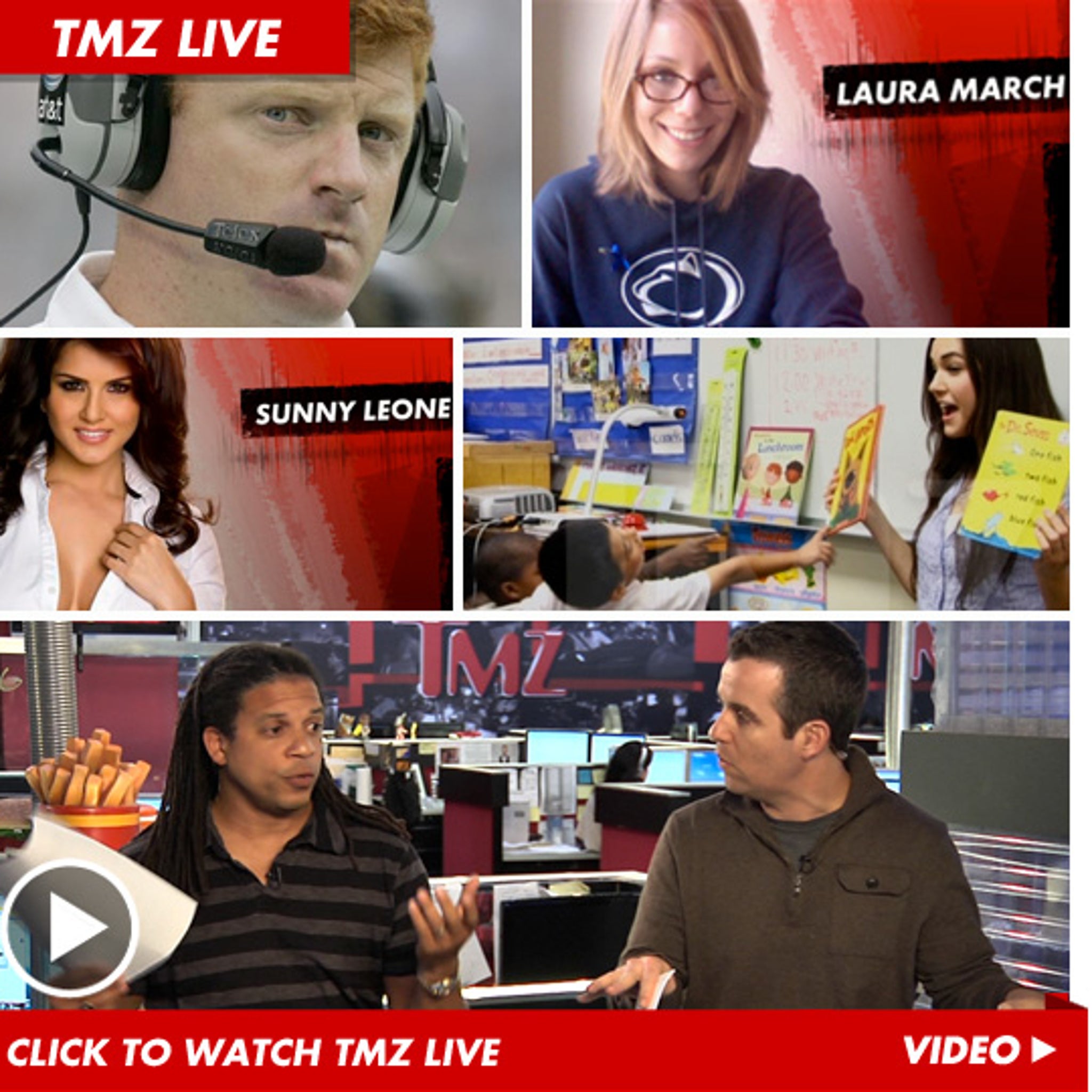 TMZ Live: Penn State Scandal -- McQueary Finally Gets the Boot ... for Now