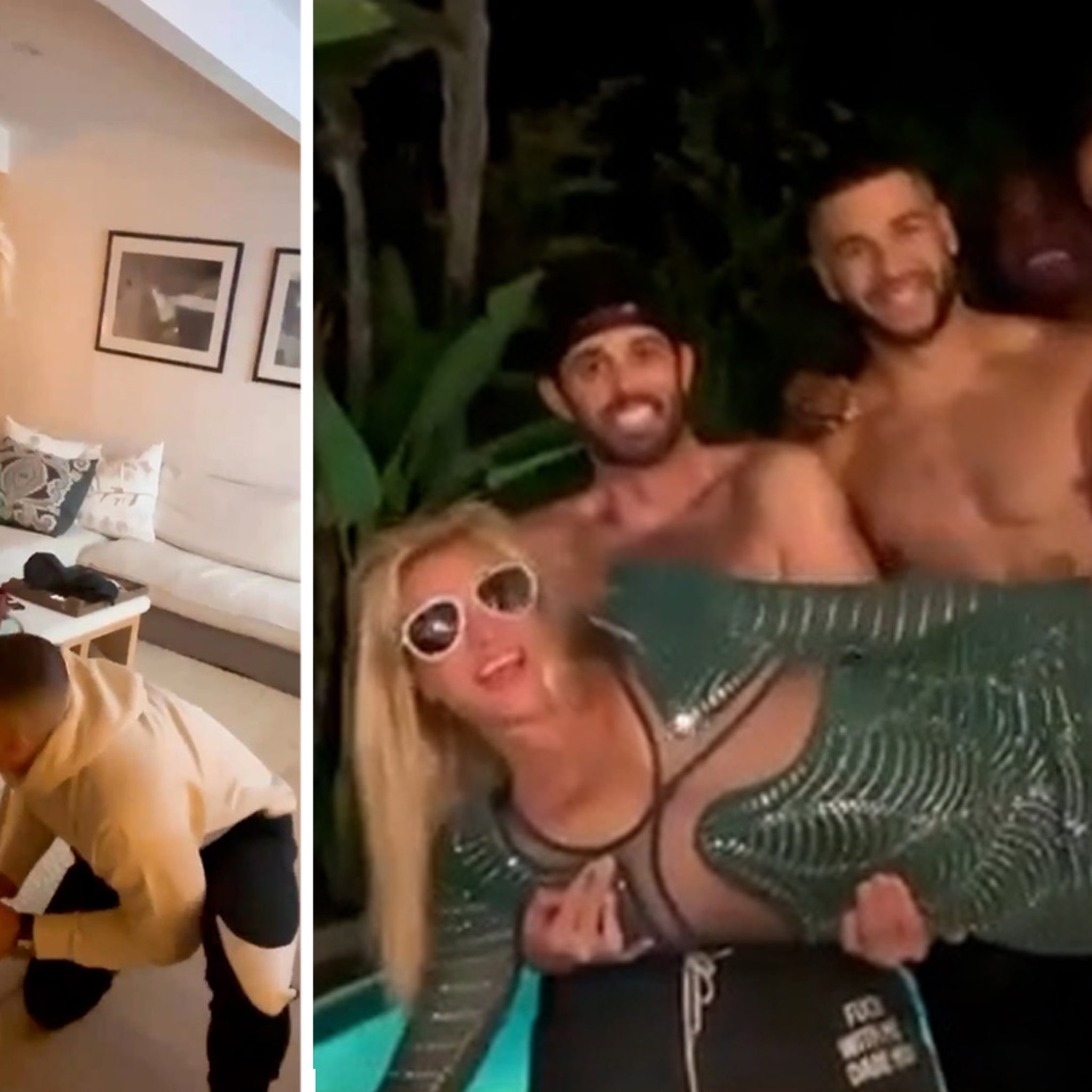 Britney Spears Throws Sexually-Charged Divorce Party with Shirtless Men