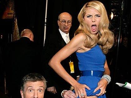 Heid Klum and Tom Bergeron