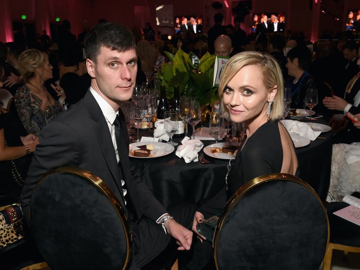 James Heerdegen and Christina Ricci -- Happier Times