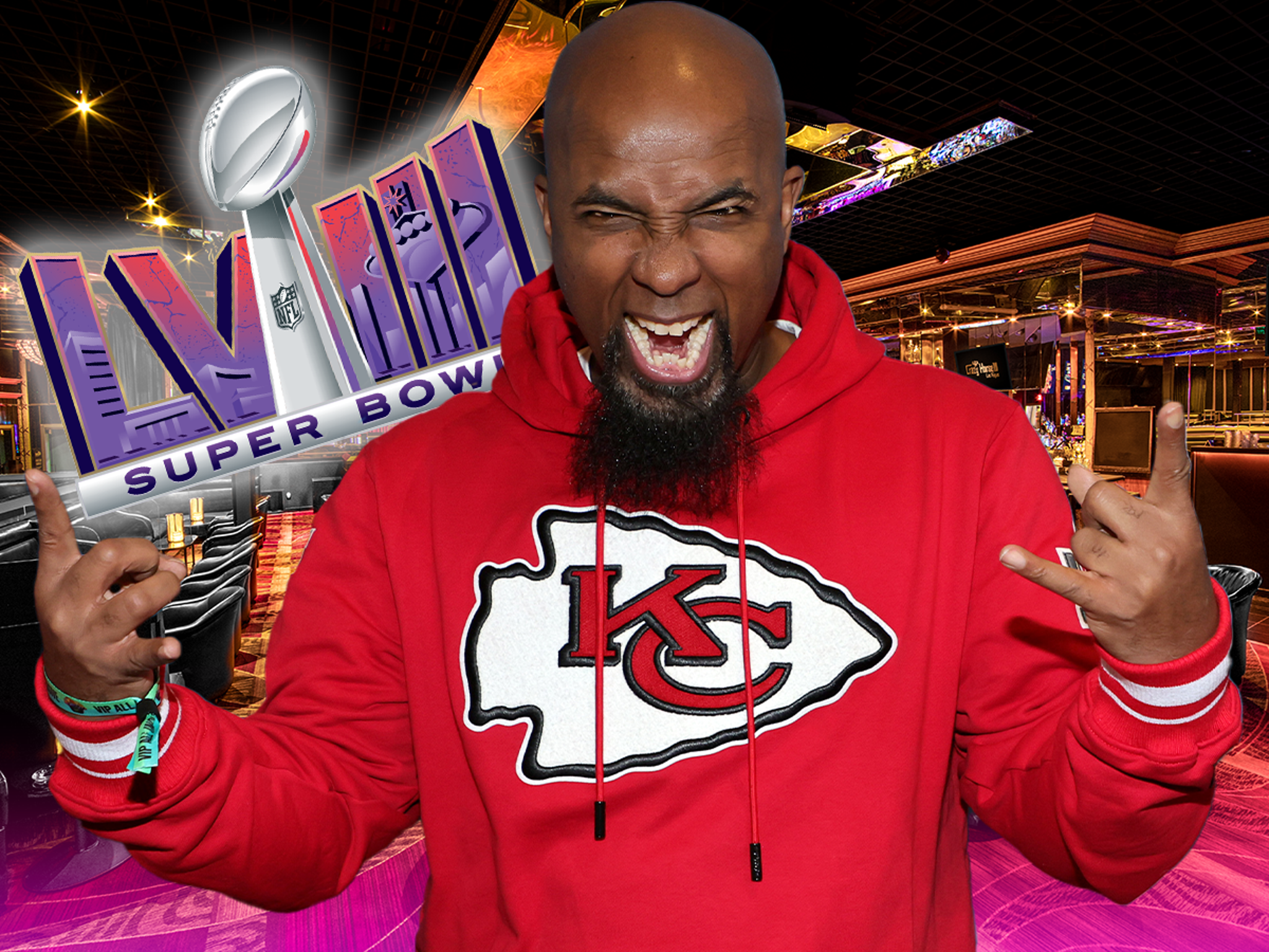 Tech N9ne Hosting Super Bowl Party at Crazy Horse 3 Strip Club in Las Vegas