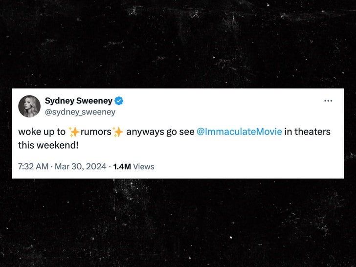 Sydney Sweeney Tweet_