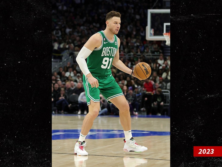 Blake Griffin on court with Celtics 2023-