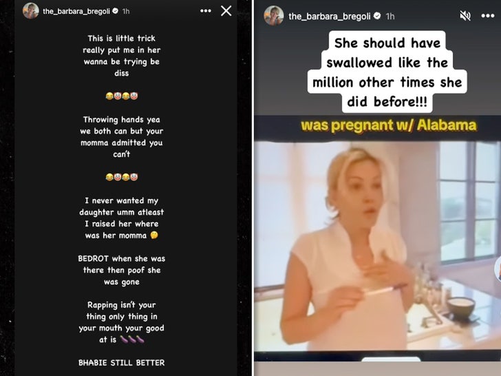 barbara bregoli alabama barker bhad bhabie instagram split