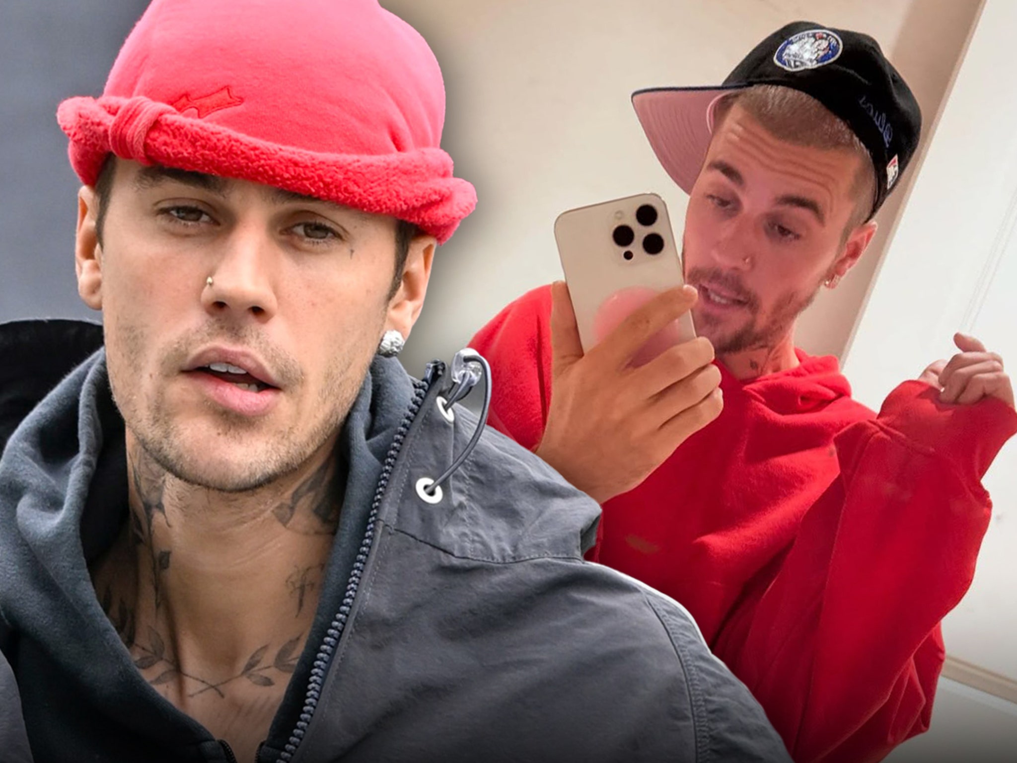 残りわずか！ 日本未発売 Justin Bieber ✖️ F21 パーカー Justin Bieber is seen on April 15, 2025 in Los Angeles, California
