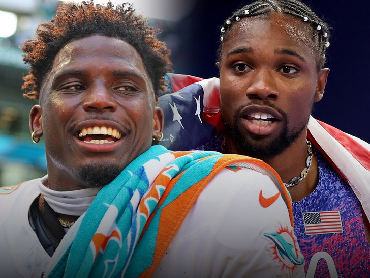 tyreek hill and noah lyles getty 1
