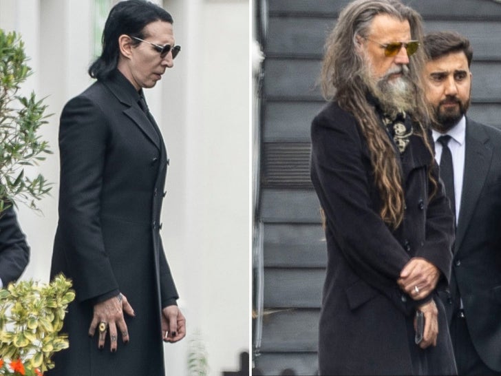 Celebs Arrive For Ozzy Osbourne's Burial Ceremony