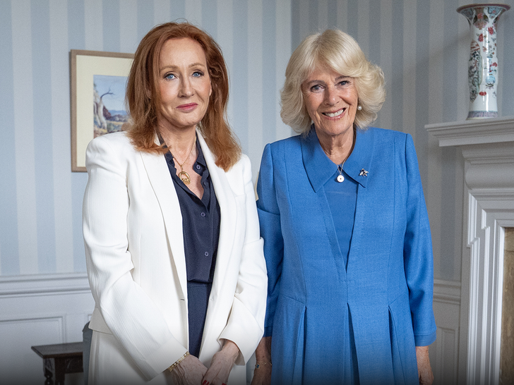 Queen Camilla Meets With J.K. Rowling Despite Anti-Trans Views