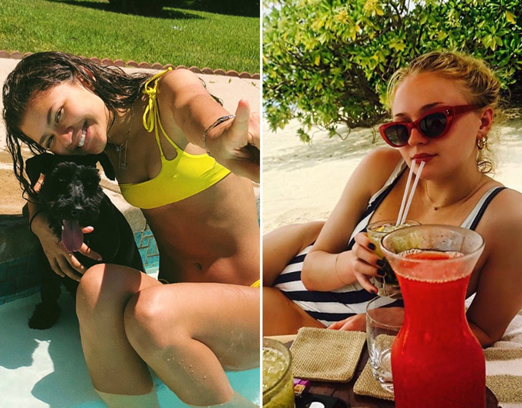Zendaya (23) vs. Sophie Turner (23) -- Bikini Babes Edition