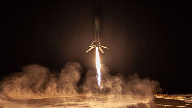 Elon Musk's SpaceX Launches Rocket And Sticks The Landing in Major Milestone