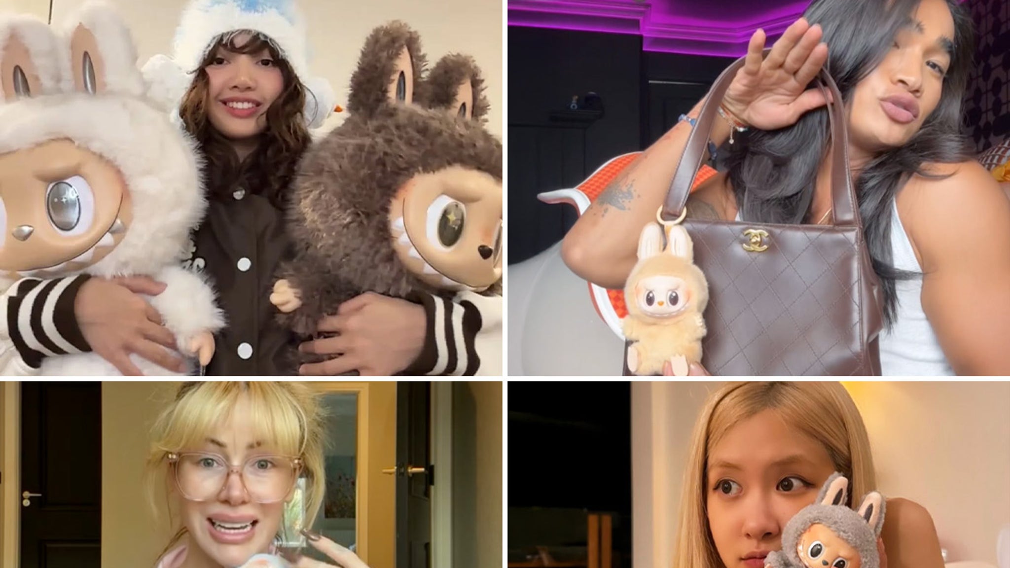 Celebs Obsessed With Labubus -- Fun N' Fluffy Photos!