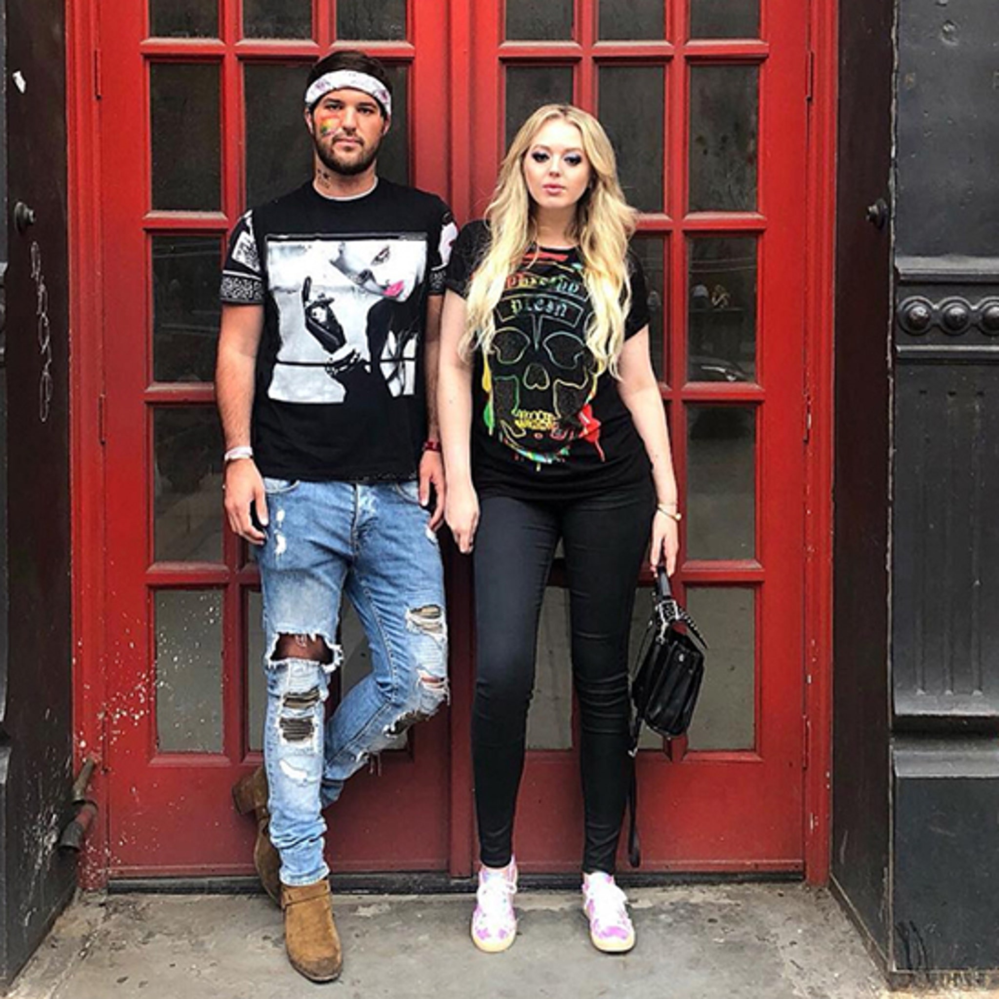 Tiffany trump among many celebs at nyc pride