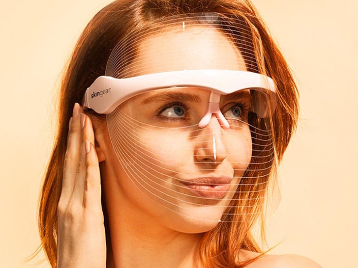 face shield light therapy mask