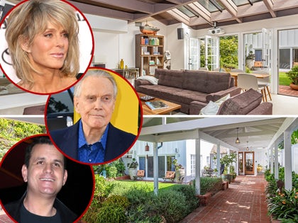 Farrah Fawcett, Lee Majors and Kurt Rappaport Alongside A Home