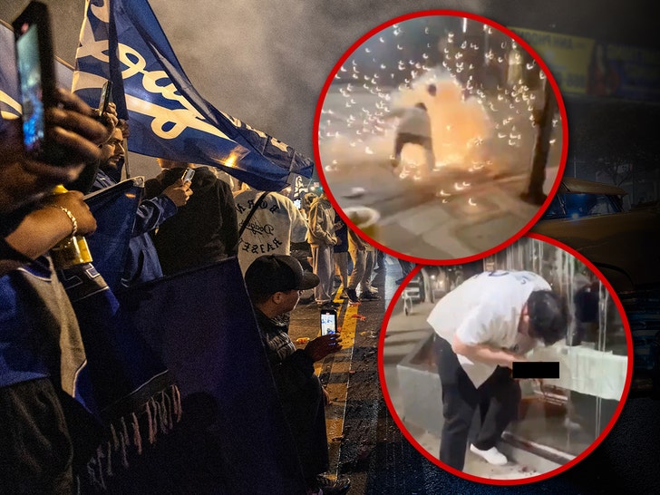 Dodgers Fan Blows Off Hand With Firework During World Series Celebration