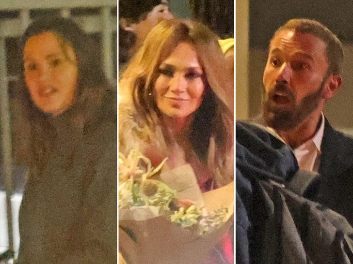 Jennifer Lopez, Ben Affleck, & Jennifer Garner -- Family Time