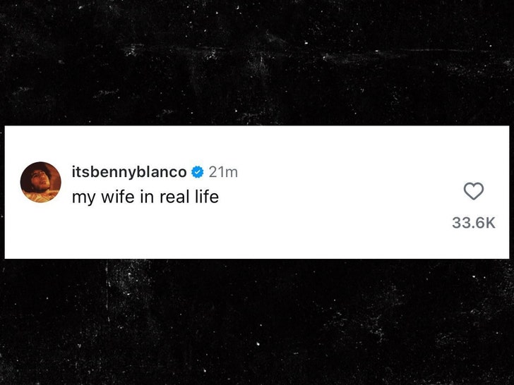 benny blanco comment