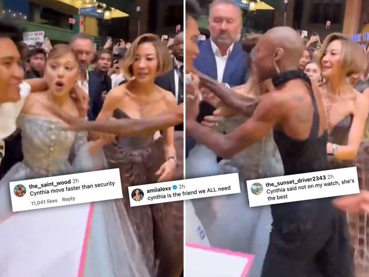 Ariana Grande and Cynthia Erivo's friendship was put on the line this week after a fan leaped a barricade and grabbed Grande at the 