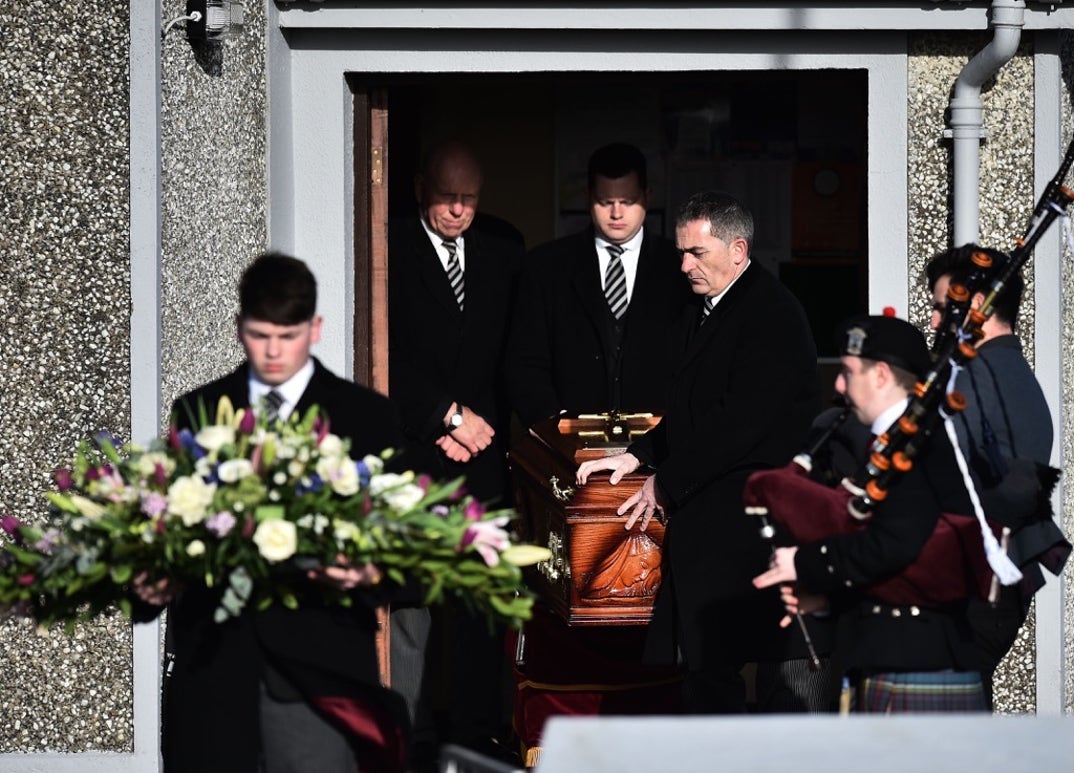 Dolores O Riordan Funeral Photos