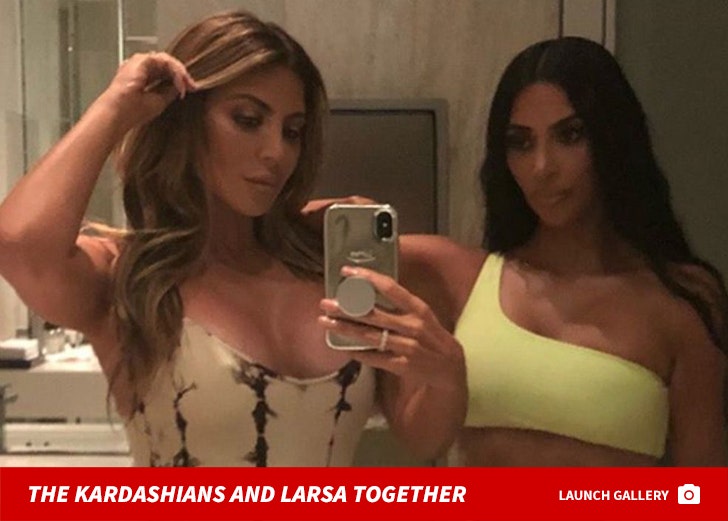 The Kardashians And Larsa Pippen Together