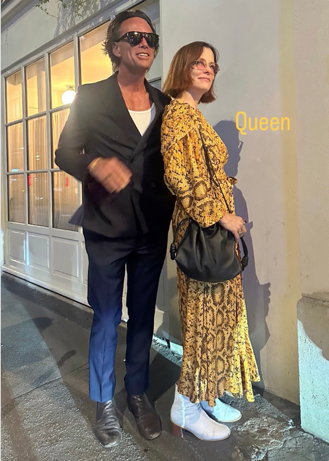 Walton Goggins and Parker Posey