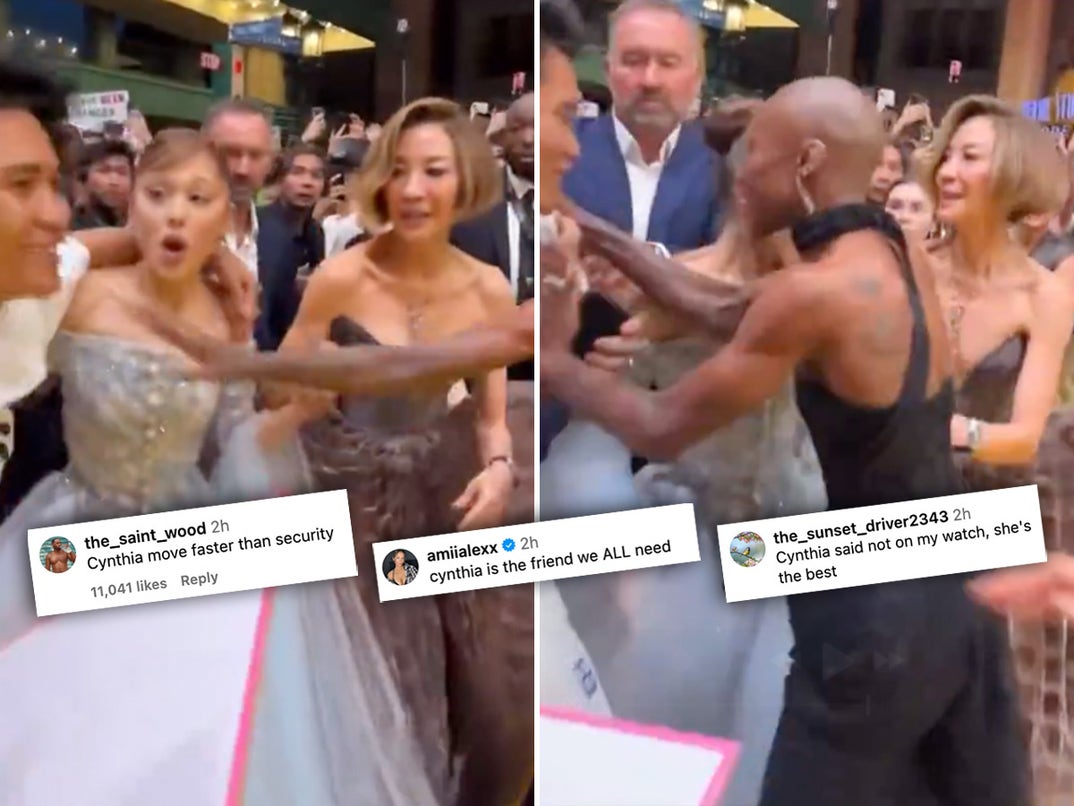 Ariana Grande and Cynthia Erivo's friendship was put on the line this week after a fan leaped a barricade and grabbed Grande at the 