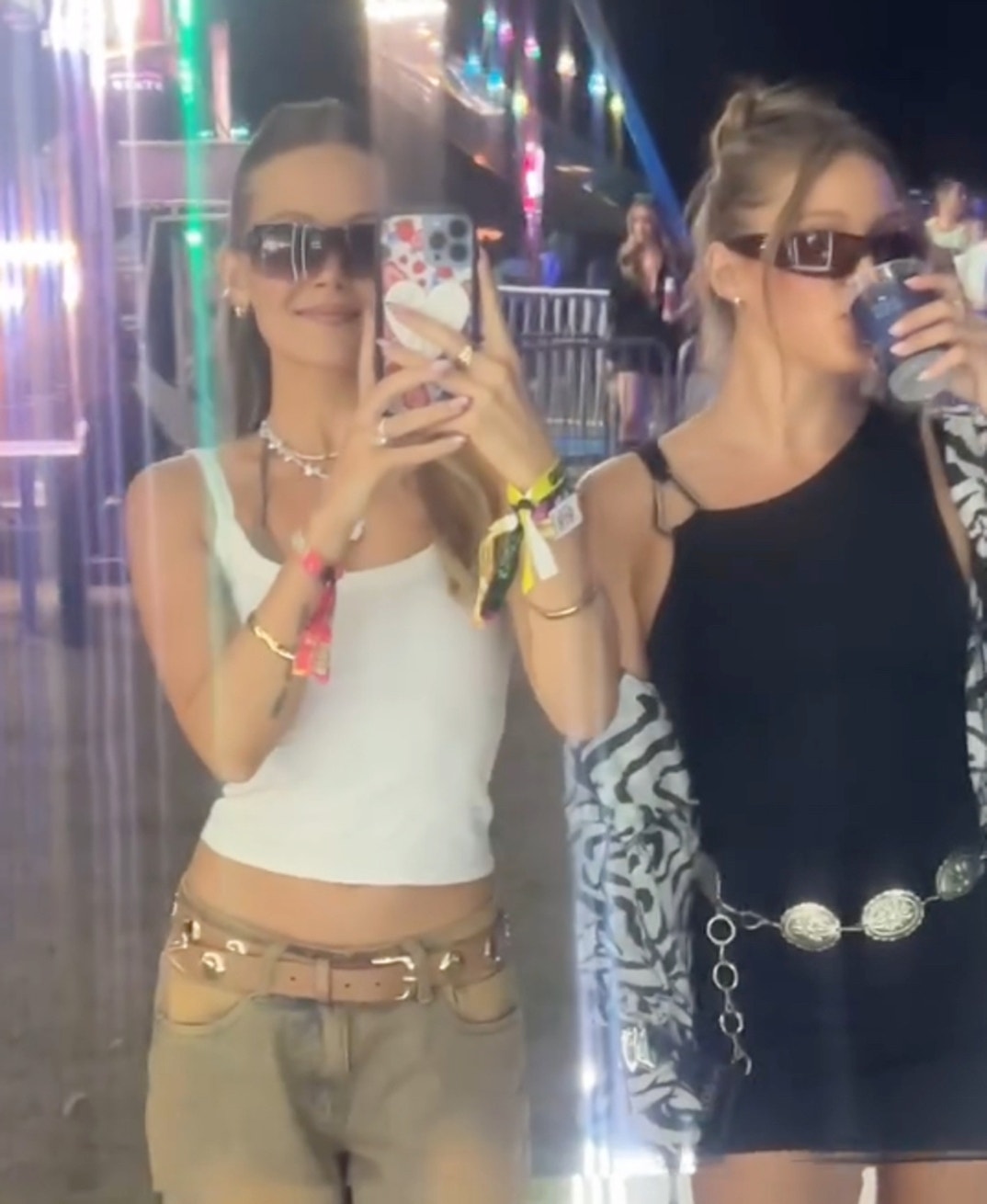 Kelli Berglund and Olivia Holt