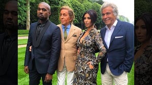 Kim Kardashian and Kanye West -- Bougiest Pre-Wedding Fete Ever ... Thanks, Valentino!