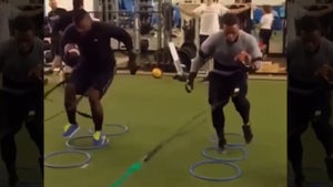 Ray Rice -- Training His Ass Off ... At Elite Fitness Center (Video)