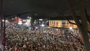 Alabama Fans Pack Tuscaloosa Streets After Championship Win, Cops Arrest 14