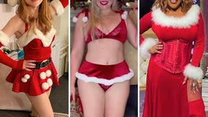 Sexy Celebrity Santas -- Guess Who!
