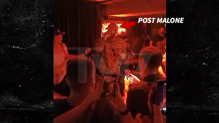 Post Malone Surprise Performance at New Zealand Bar