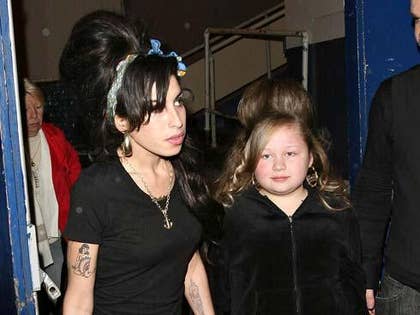 Amy Winehouse and fan